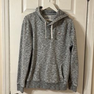 Mens Hollister Gray Hoodie, Size Medium